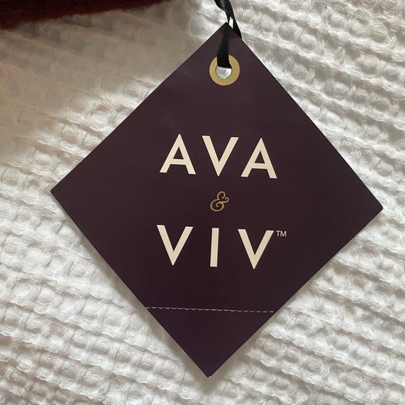 NWT Women’s Plus Size Oversized Maroon Ribbed Quarter Zip 3X - Picture 11 of 12